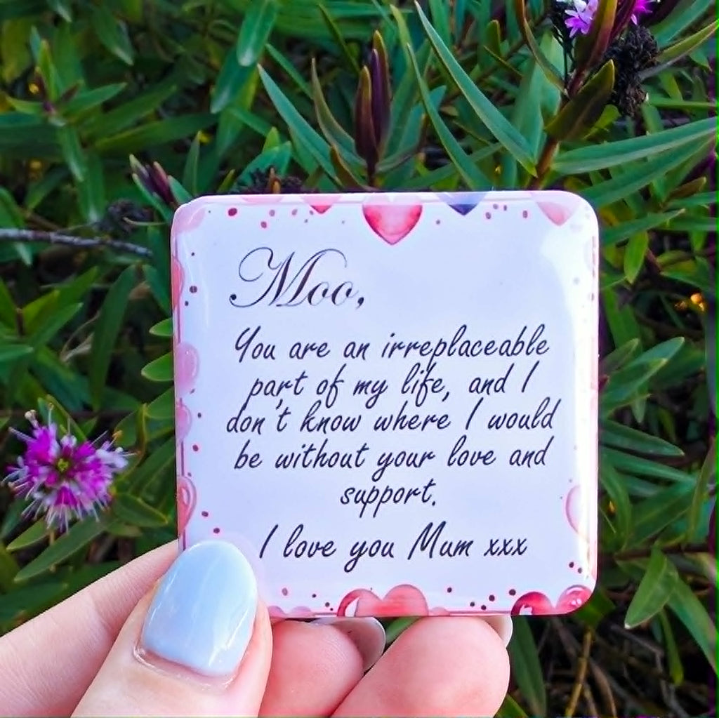 Personalised Photo & Message Magnet – Custom Keepsake