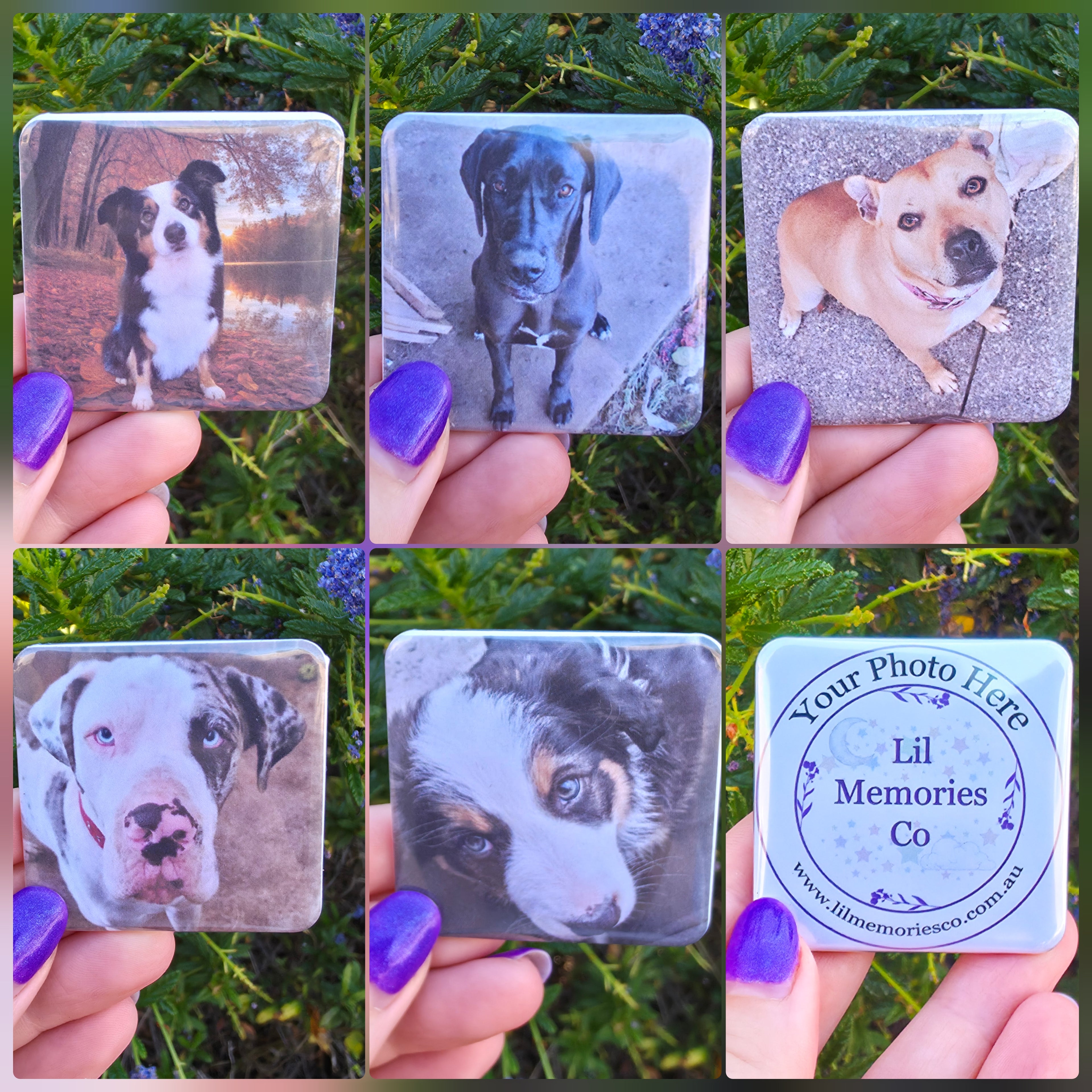 06x Custom Photo Magnets