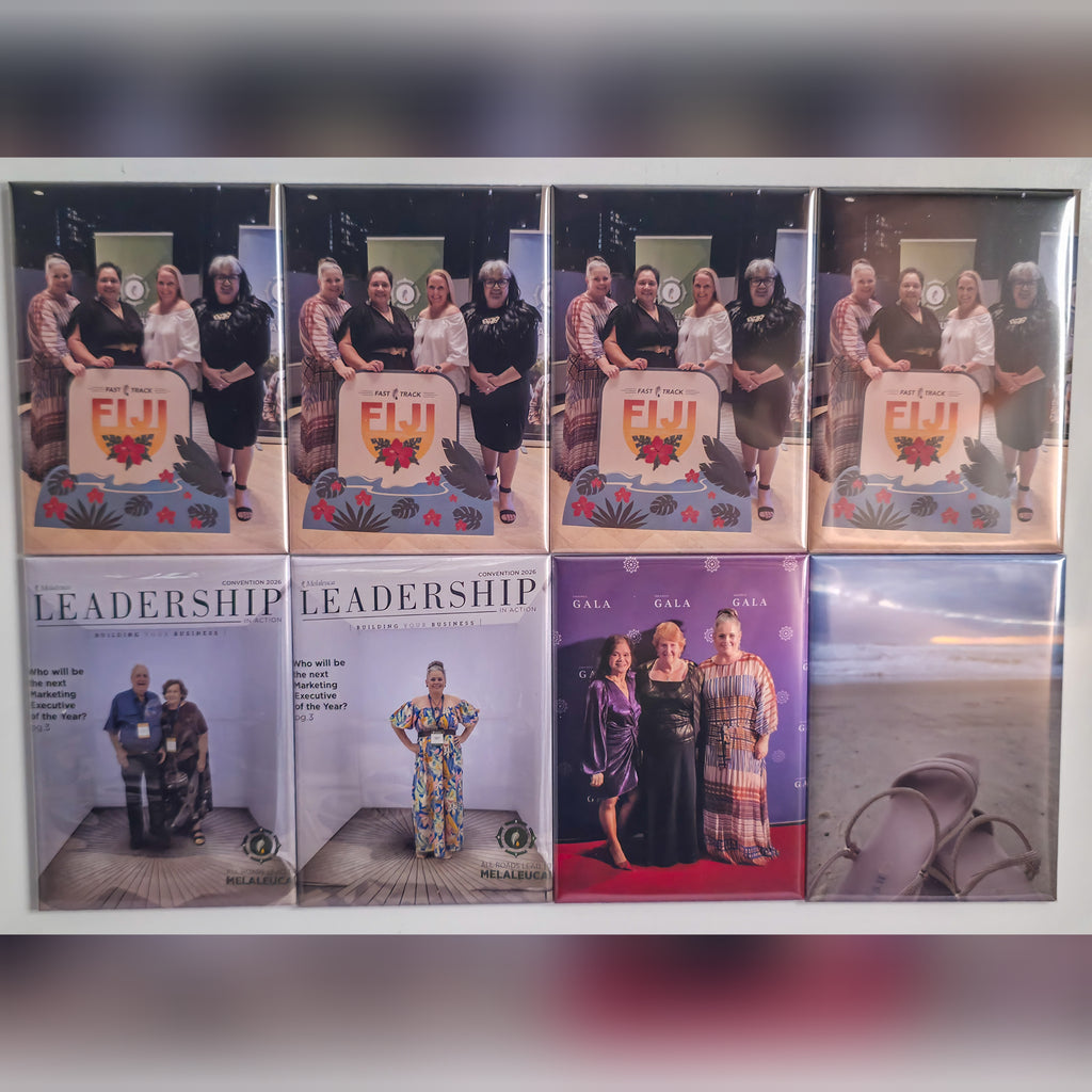 08x Rectangle Custom Photo Magnets