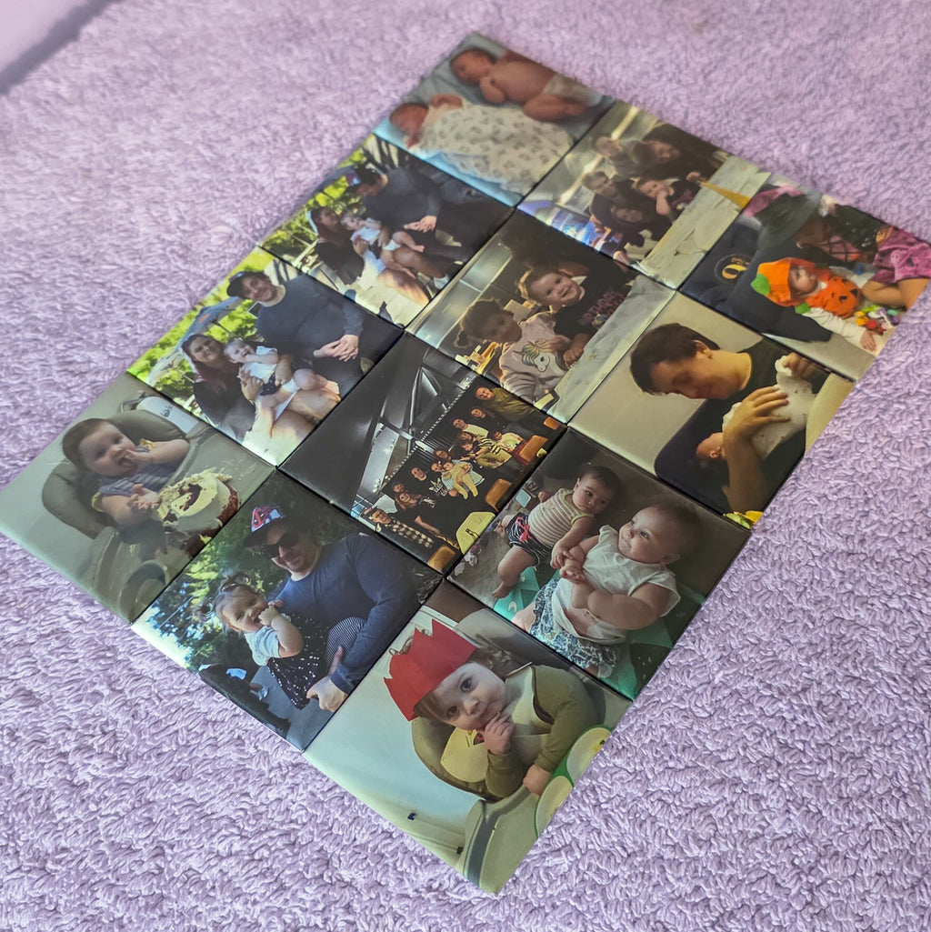 Custom Square Photo Magnets – Set of 12