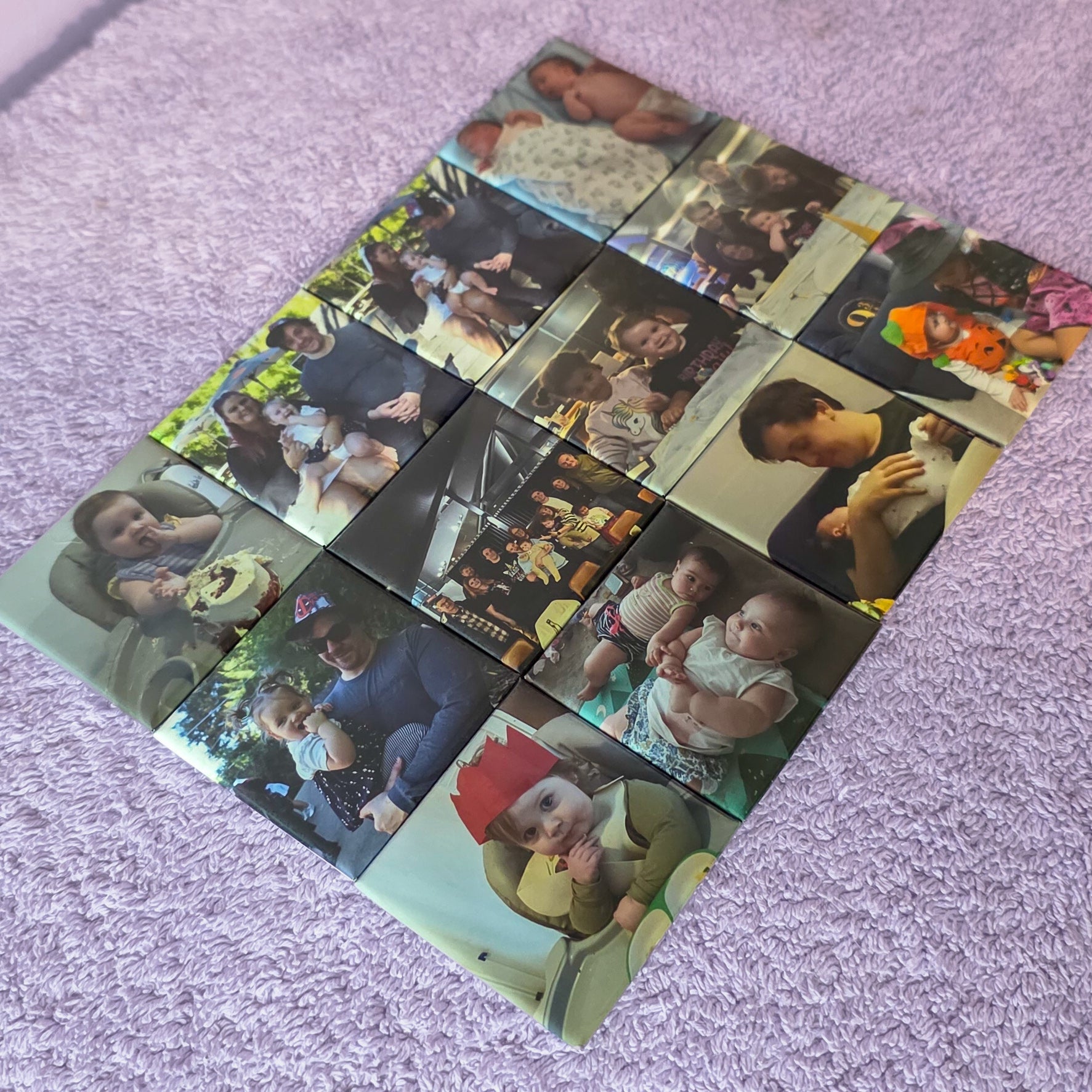 Custom Square Photo Magnets – Set of 12