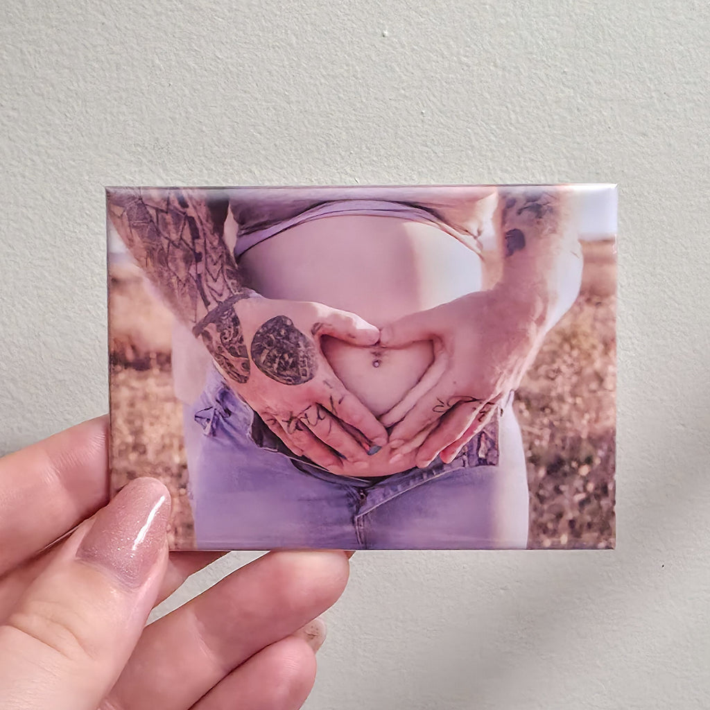 08x Rectangle Custom Photo Magnets