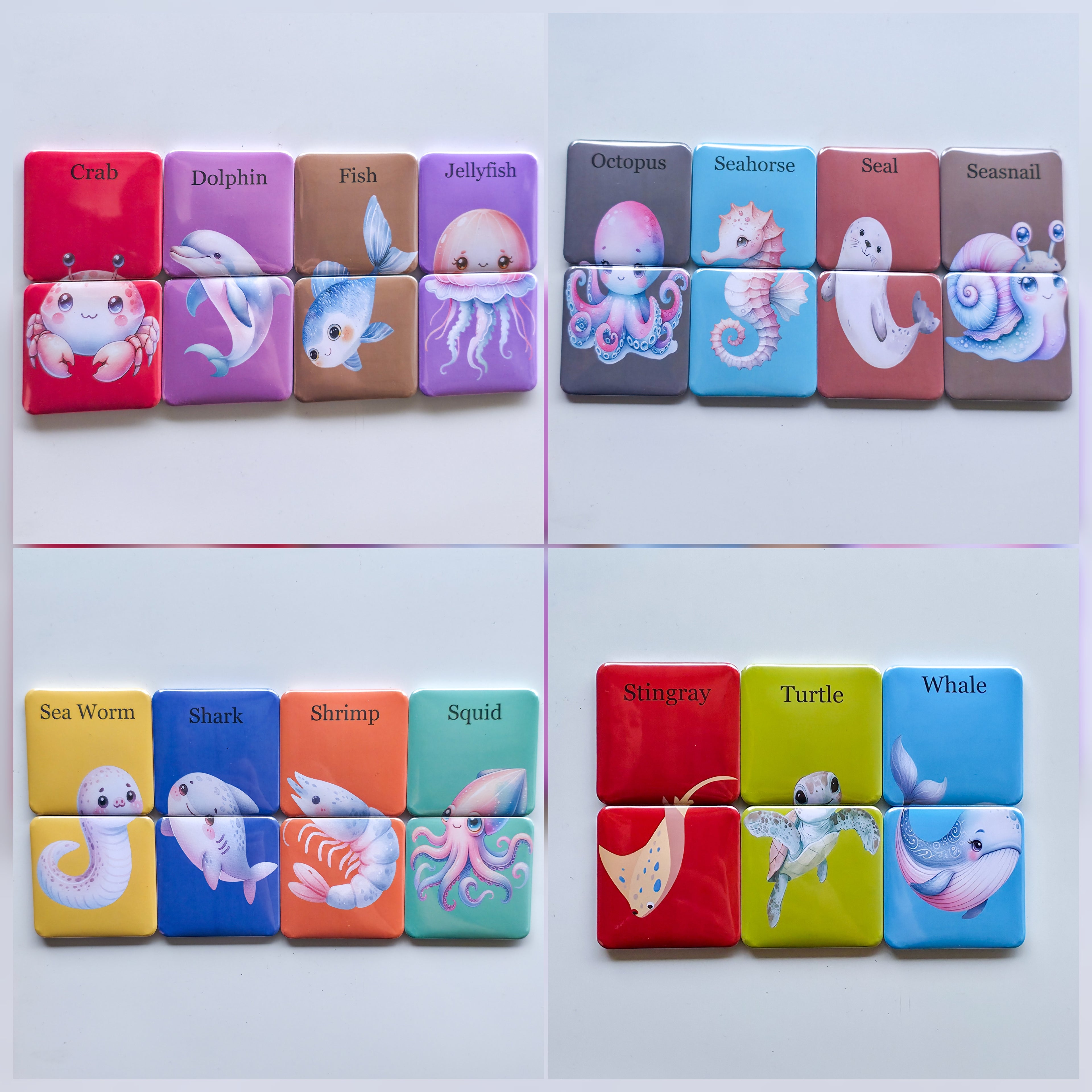 Sea Animals - Animal Matching